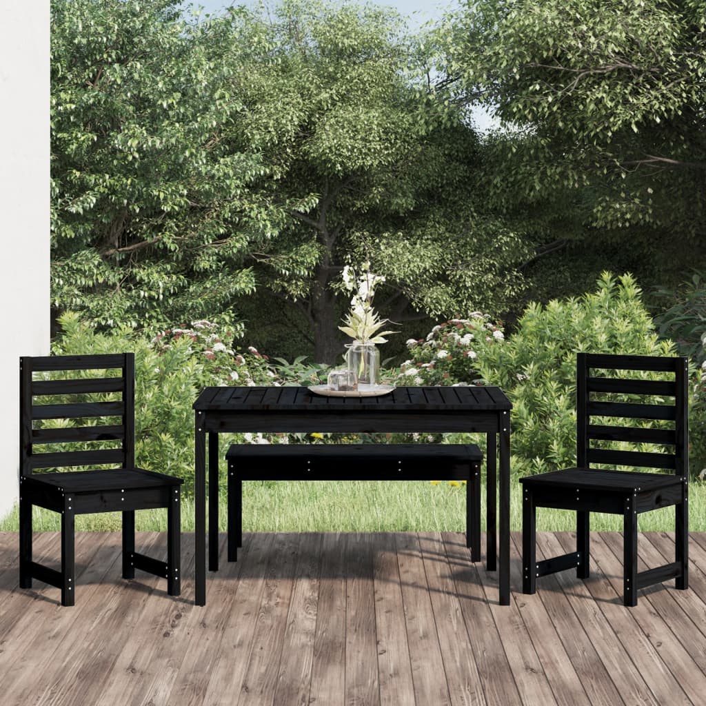 8720845716707_m_en_hd_1 vidaXL 4 Piece Garden Dining Set Black Solid Wood Pine - Image 1
