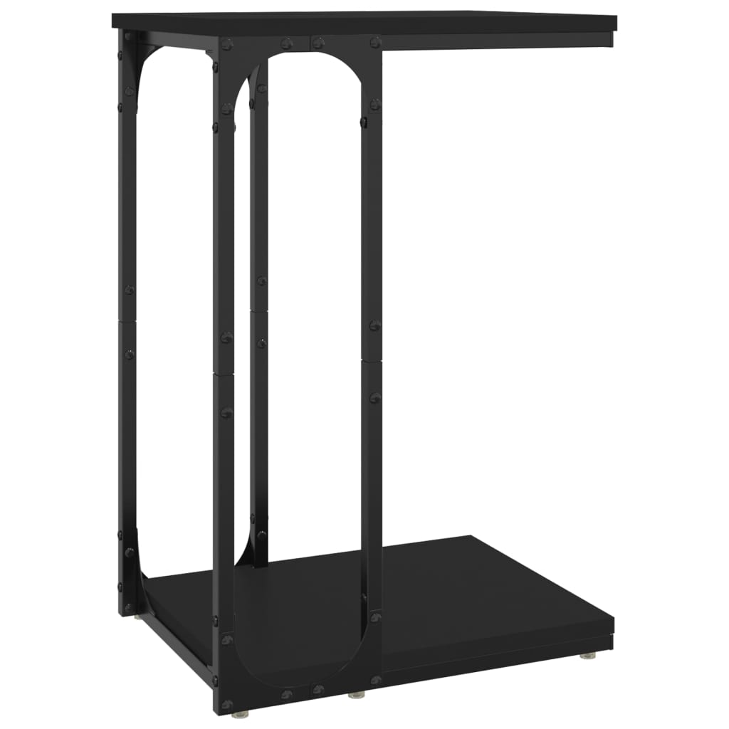 8720845718473_a_en_hd_1 vidaXL Side Table Black 40x30x60 cm Engineered Wood - Image 2