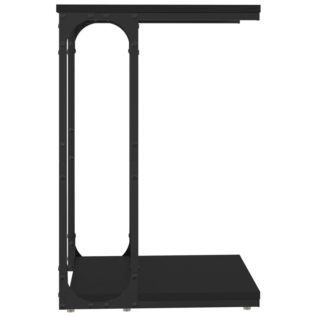 8720845718473_g_en_hd_3 vidaXL Side Table Black 40x30x60 cm Engineered Wood - Image 6
