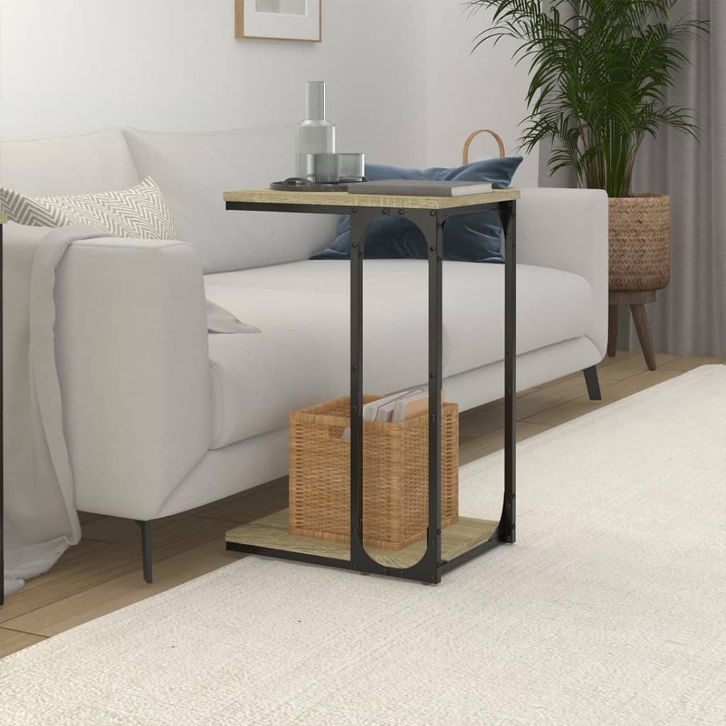 8720845718480_g_en_hd_1 vidaXL Side Table Sonoma Oak 40x30x60 cm Engineered Wood - Image 4