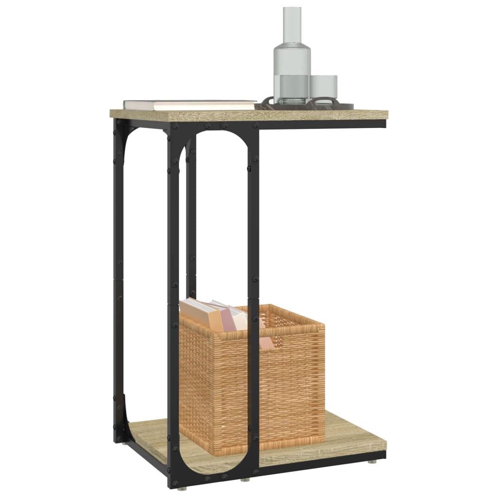 8720845718480_g_en_hd_2 vidaXL Side Table Sonoma Oak 40x30x60 cm Engineered Wood - Image 5