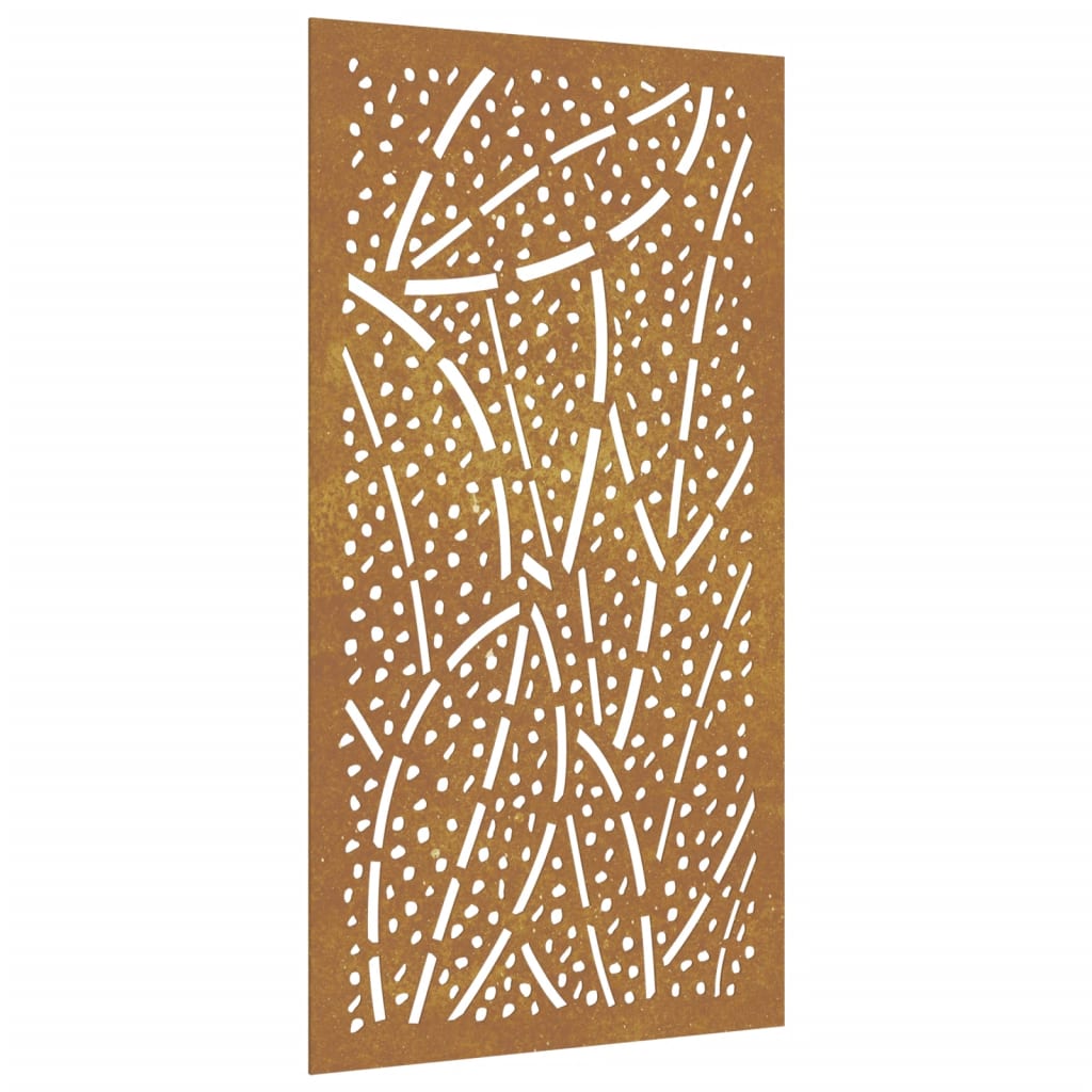 8720845719050_a_en_hd_1 vidaXL Garden Wall Decoration 105x55 cm Corten Steel Leaf Design - Image 2