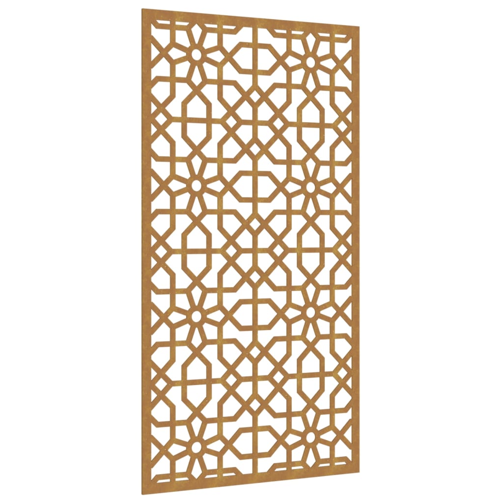 8720845719074_a_en_hd_1 vidaXL Garden Wall Decoration 105x55 cm Corten Steel Moorish Design - Image 2