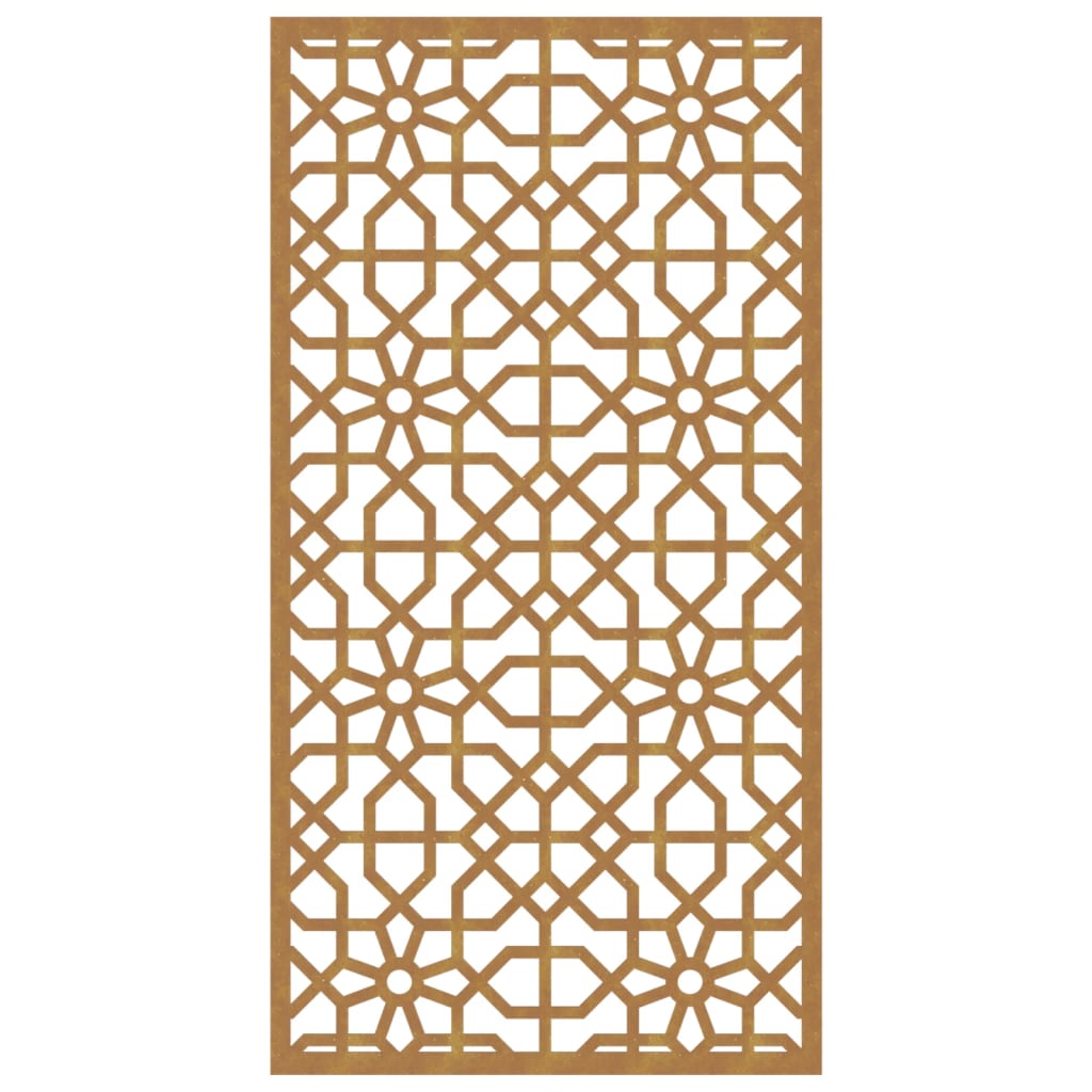 8720845719074_g_en_hd_2 vidaXL Garden Wall Decoration 105x55 cm Corten Steel Moorish Design - Image 4