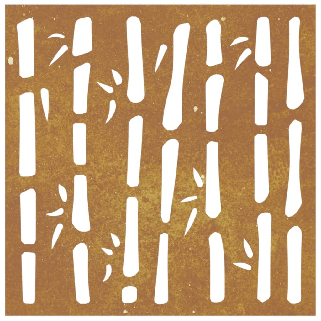 8720845719128_g_en_hd_2 vidaXL Garden Wall Decoration 55x55 cm Corten Steel Bamboo Design - Image 4
