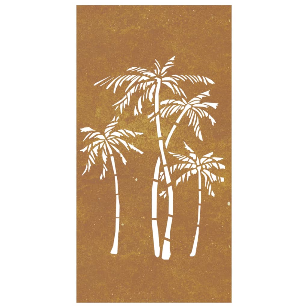 8720845719159_g_en_hd_2 vidaXL Garden Wall Decoration 105x55 cm Corten Steel Palm Tree Design - Image 4
