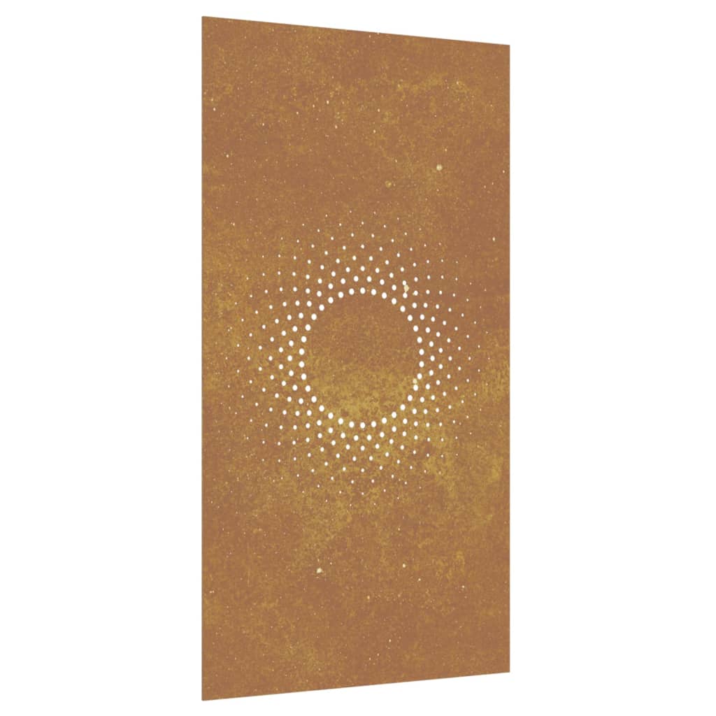 8720845719203_a_en_hd_1 vidaXL Garden Wall Decoration 105x55 cm Corten Steel Sun Design - Image 2