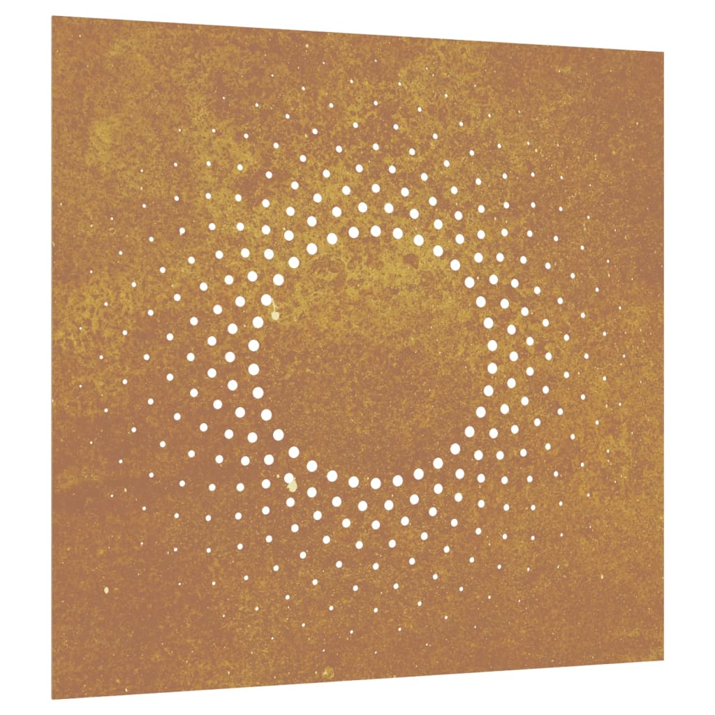 8720845719210_a_en_hd_1 vidaXL Garden Wall Decoration 55x55 cm Corten Steel Sun Design - Image 2