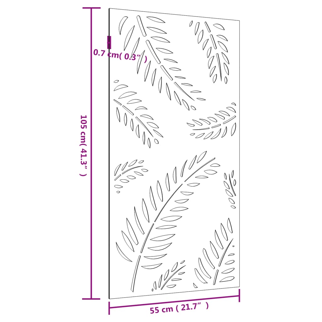 8720845719234_g_en_hd_6 vidaXL Garden Wall Decoration 105x55 cm Corten Steel Leaf Design - Image 8