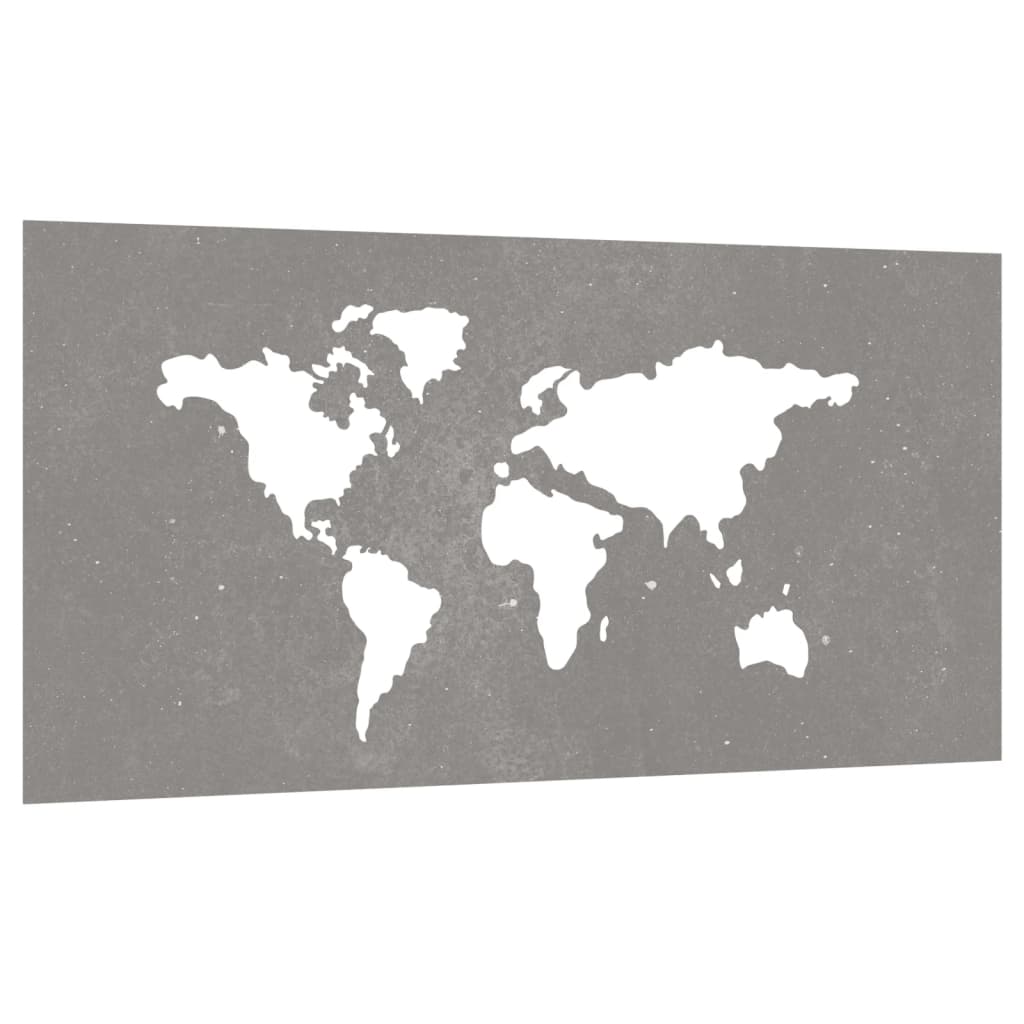 8720845719289_g_en_hd_1 vidaXL Garden Wall Decoration 105x55 cm Corten Steel World Map Design - Image 3