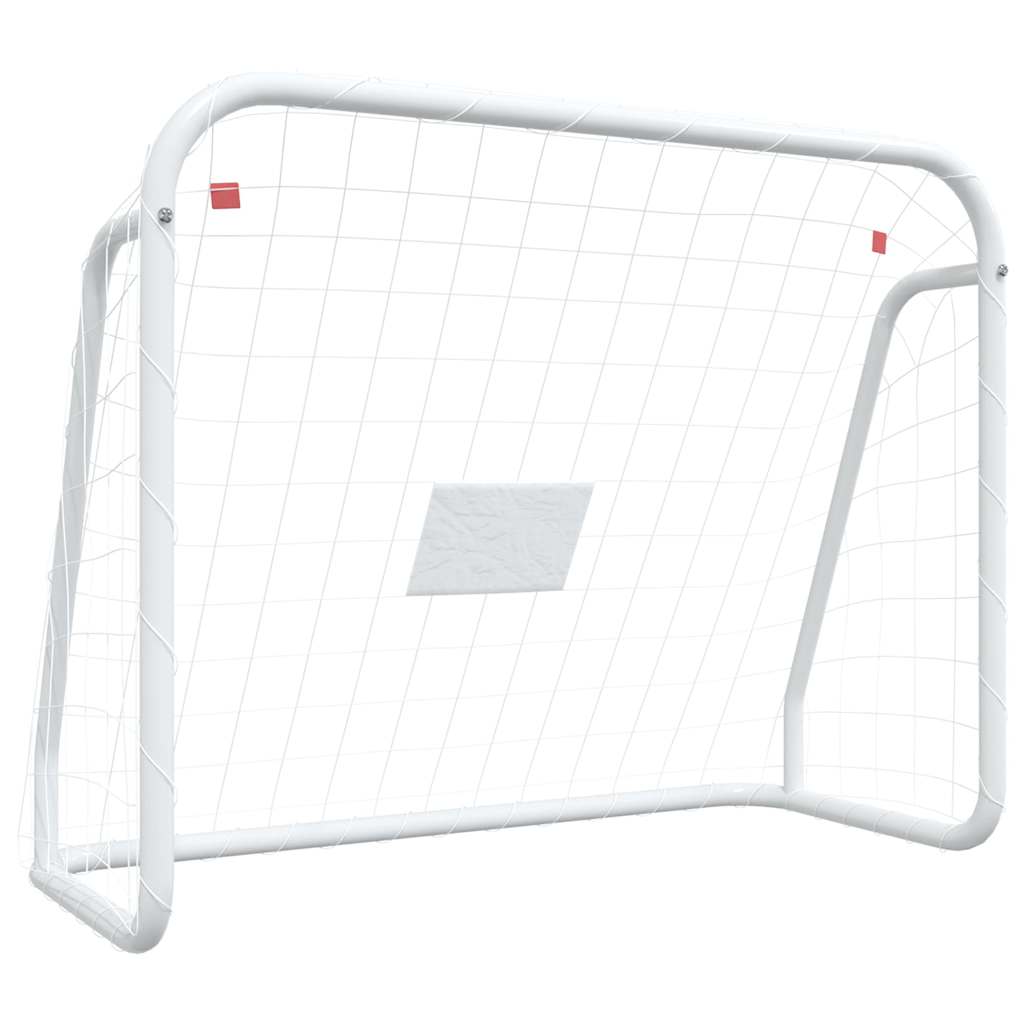 8720845719876_a_en_hd_1 vidaXL Football Goal with Net White 125x96x60 cm Steel&Polyester - Image 2