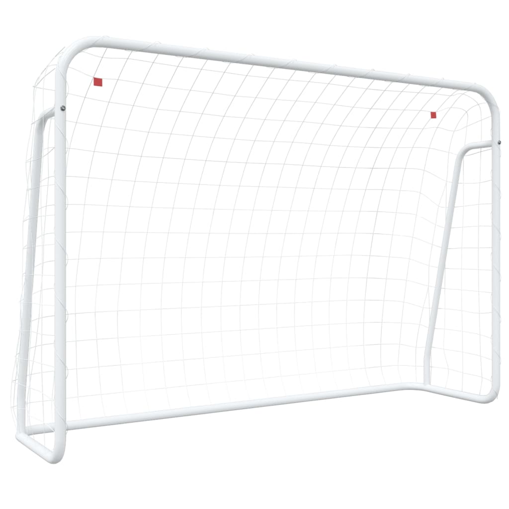 8720845719883_a_en_hd_1 vidaXL Football Goal with Net White 214x75x152 cm Steel&Polyester - Image 2