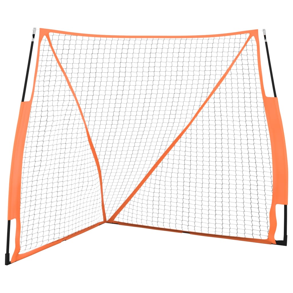 8720845719913_a_en_hd_1 vidaXL Portable Baseball Net Orange and Black 183x182x183cm Steel and Polyester - Image 2