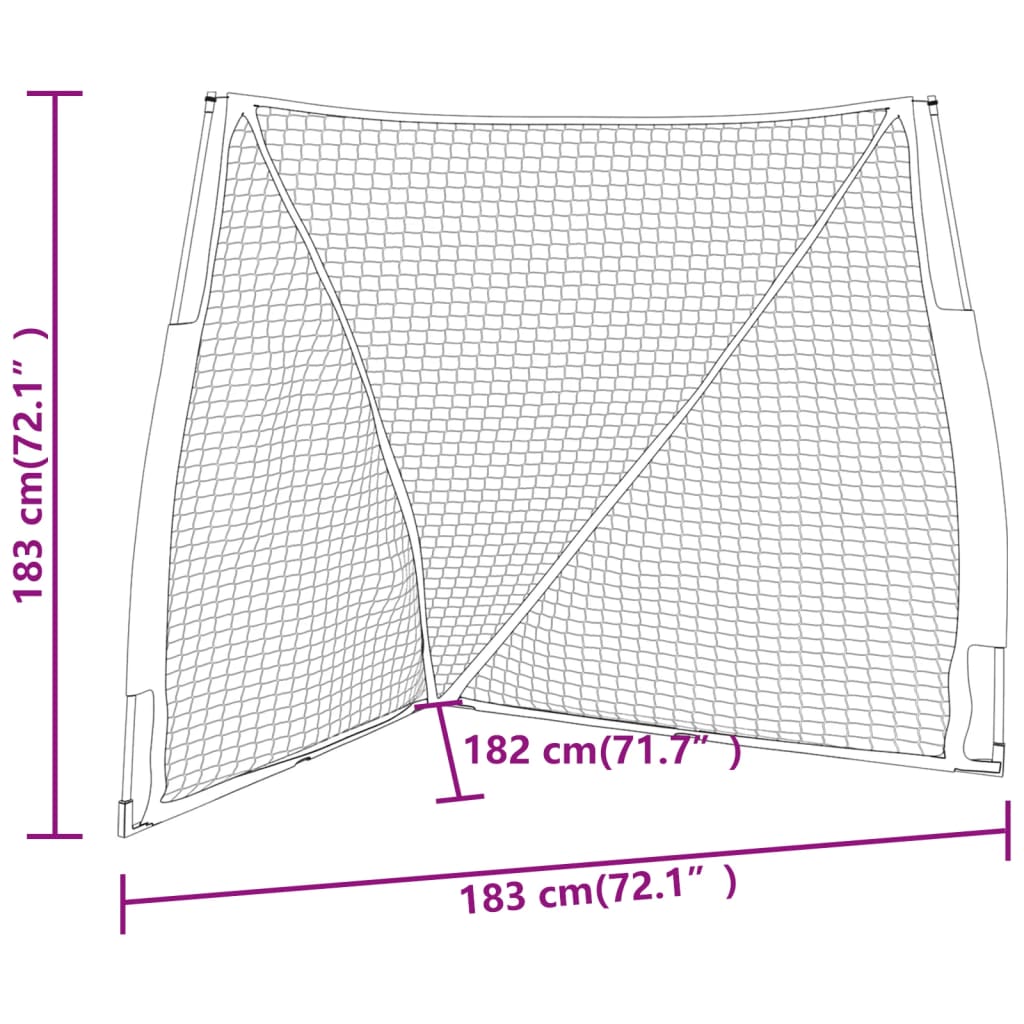 8720845719913_g_en_hd_6 vidaXL Portable Baseball Net Orange and Black 183x182x183cm Steel and Polyester - Image 8
