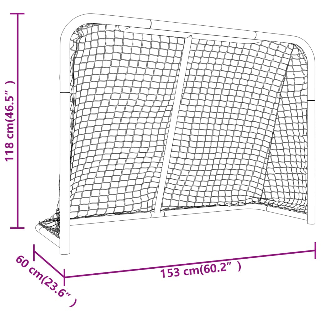 8720845719951_g_en_hd_4 vidaXL Hockey Goal with Net Red&White 153x60x118 cm Steel&Polyester - Image 6