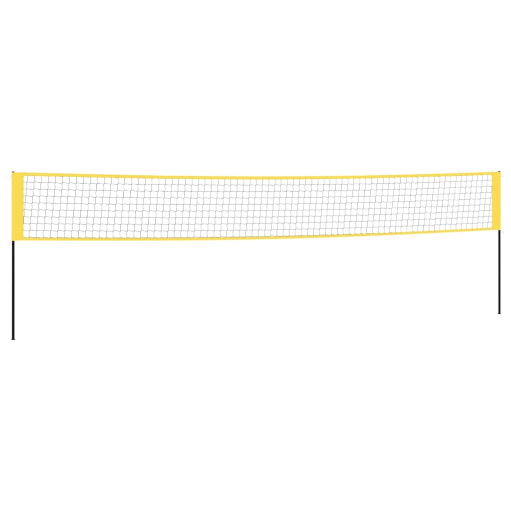 8720845719975_a_en_hd_1 vidaXL Badminton Net Yellow and Black 600x155 cm PE Fabric - Image 2