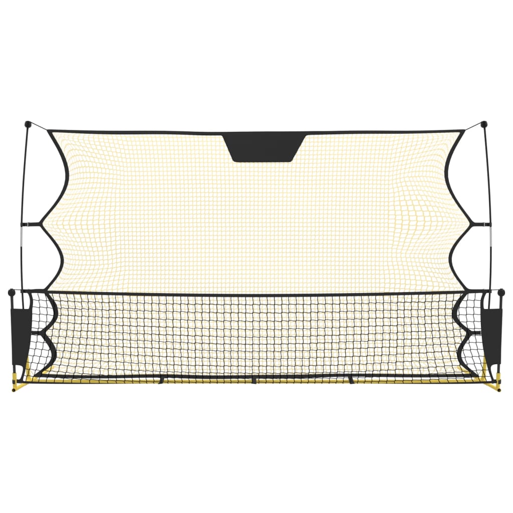 8720845720124_g_en_hd_1 vidaXL Football Rebounder Net Black and Yellow 183x85x120 cm Polyester - Image 3