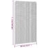 vidaXL Magnetic Insect Screen for Windows White 80x140 cm - Image 8