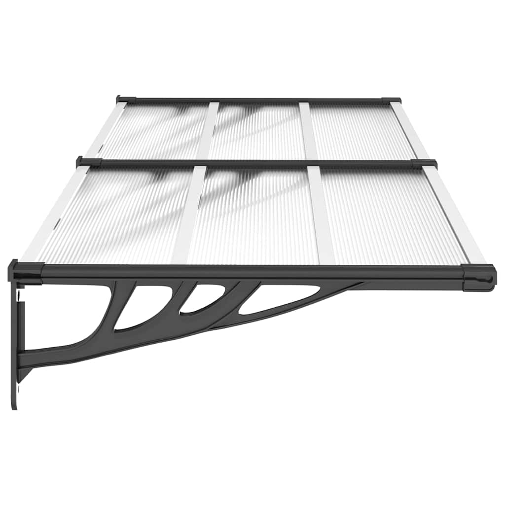 8720845720513_g_en_hd_2 vidaXL Door Canopy Black and Transparent 199x90 cm Polycarbonate - Image 4