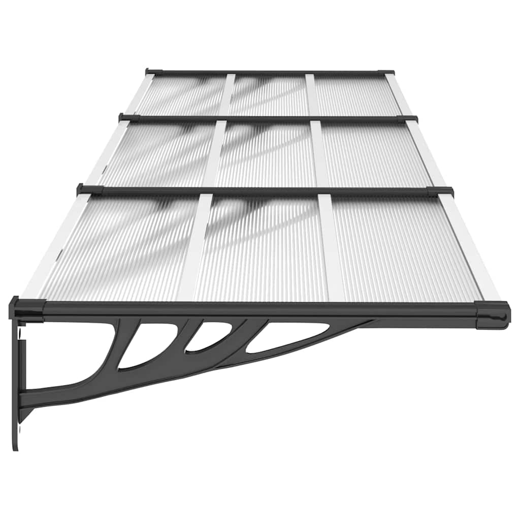 8720845720537_g_en_hd_2 vidaXL Door Canopy Black and Transparent 297.5x90 cm Polycarbonate - Image 4
