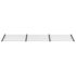 vidaXL Door Canopy Black and Transparent 358.5x90 cm Polycarbonate - Image 3