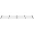 vidaXL Door Canopy Black and Transparent 396x90 cm Polycarbonate - Image 3