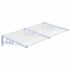 vidaXL Door Canopy Grey and Transparent 152.5x90 cm Polycarbonate - Image 2