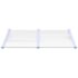 vidaXL Door Canopy Grey and Transparent 152.5x90 cm Polycarbonate - Image 3