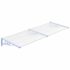 vidaXL Door Canopy Grey and Transparent 239x90 cm Polycarbonate - Image 2