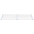 vidaXL Door Canopy Grey and Transparent 239x90 cm Polycarbonate - Image 3
