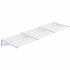 vidaXL Door Canopy Grey and Transparent 297.5x90 cm Polycarbonate - Image 2
