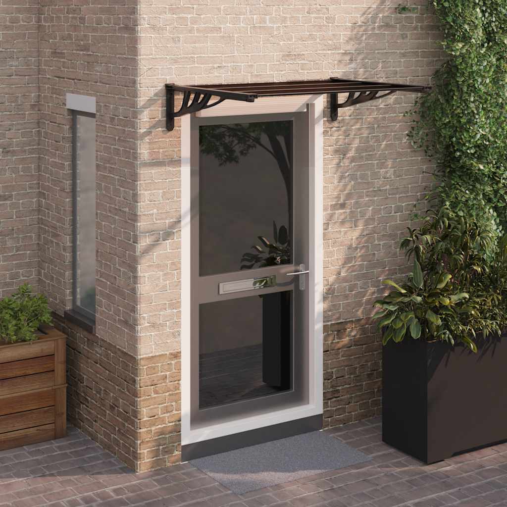 8720845720636_m_en_hd_1 vidaXL Door Canopy Black 122x90 cm Polycarbonate - Image 1