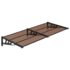 vidaXL Door Canopy Black 152.5x90 cm Polycarbonate - Image 2