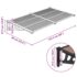 vidaXL Door Canopy Black 152.5x90 cm Polycarbonate - Image 6