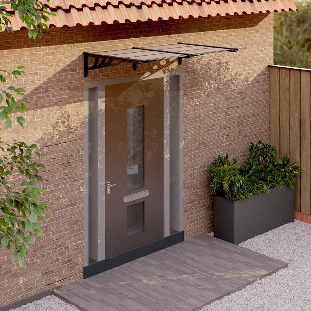 8720845720643_m_en_hd_1 vidaXL Door Canopy Black 152.5x90 cm Polycarbonate - Image 1