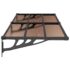vidaXL Door Canopy Black 199x90 cm Polycarbonate - Image 4