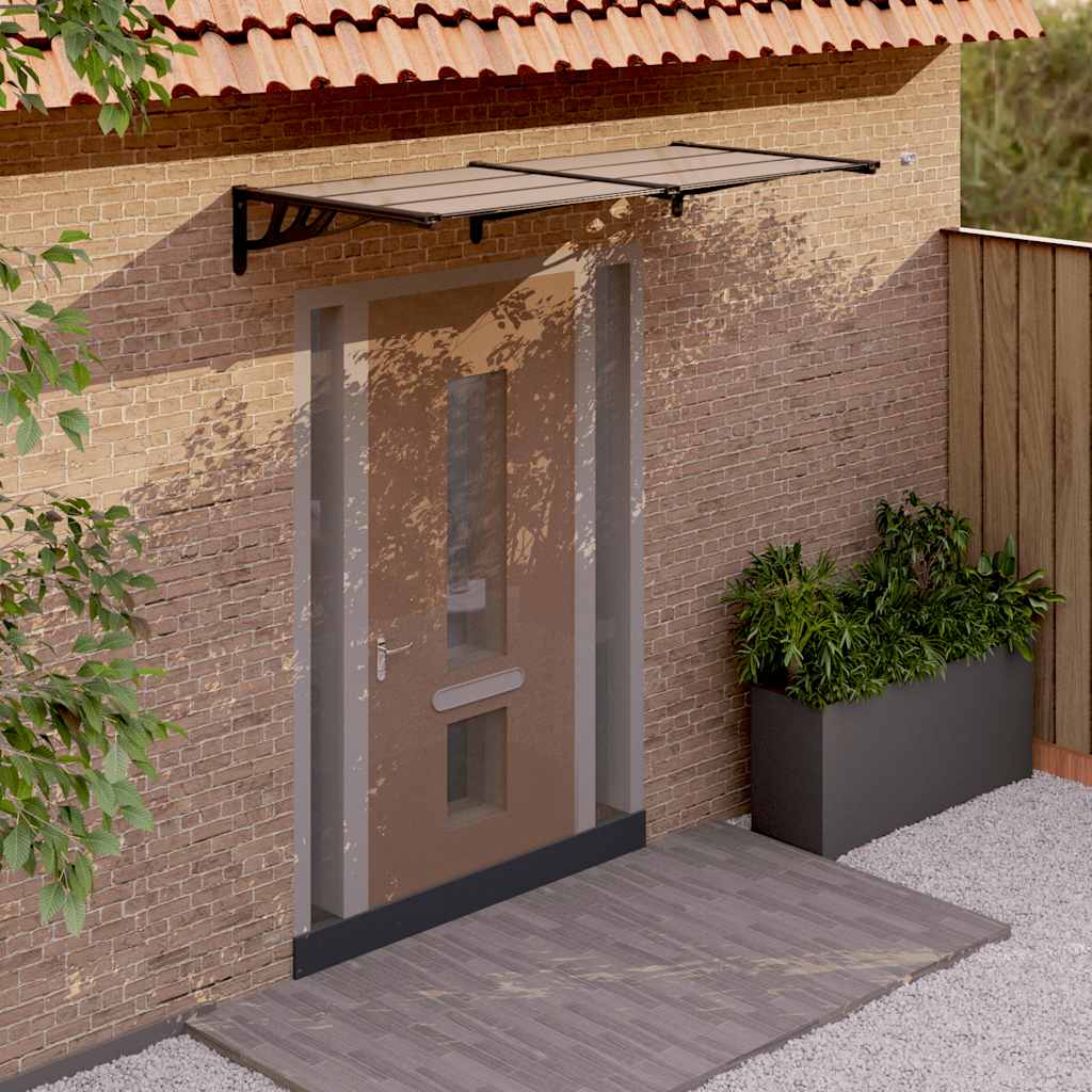 8720845720650_m_en_hd_1 vidaXL Door Canopy Black 199x90 cm Polycarbonate - Image 1