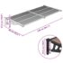 vidaXL Door Canopy Black 239x90 cm Polycarbonate - Image 6