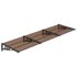 vidaXL Door Canopy Black 297.5x90 cm Polycarbonate - Image 2