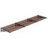 vidaXL Door Canopy Black 358.5x90 cm Polycarbonate - Image 2