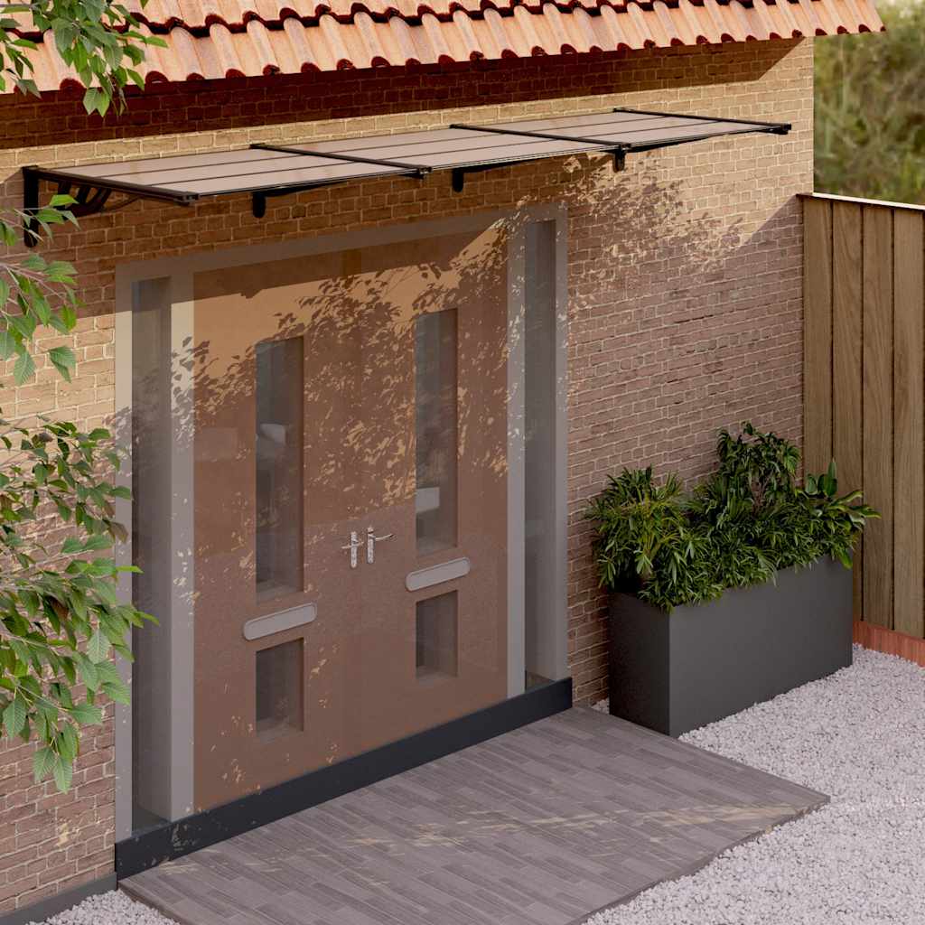 8720845720681_m_en_hd_1 vidaXL Door Canopy Black 358.5x90 cm Polycarbonate - Image 1
