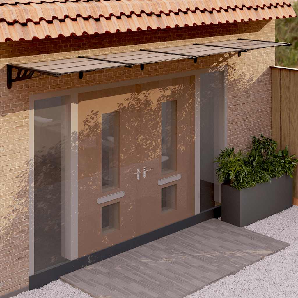 8720845720698_m_en_hd_1 vidaXL Door Canopy Black 396x90 cm Polycarbonate - Image 1