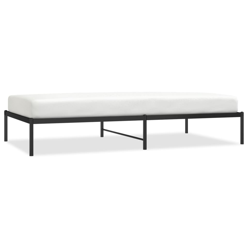 8720845720841_a_en_hd_1 vidaXL Metal Bed Frame without Mattress Black 107x203 cm King Single - Image 2