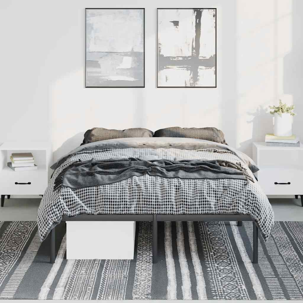 8720845720872_g_en_hd_2 vidaXL Metal Bed Frame without Mattress Black 135x190 cm - Image 4