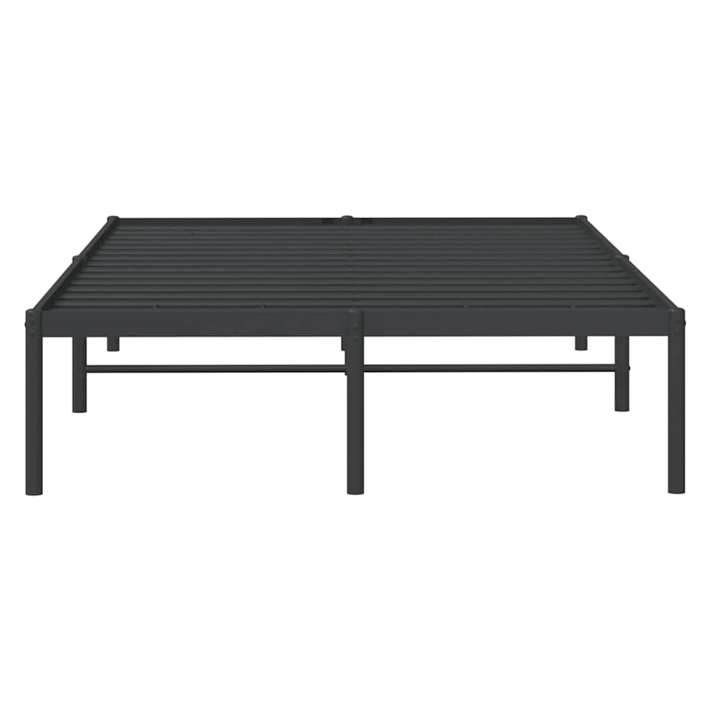 8720845720872_g_en_hd_4 vidaXL Metal Bed Frame without Mattress Black 135x190 cm - Image 6