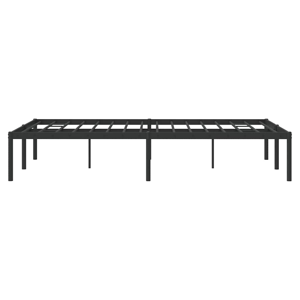8720845720872_g_en_hd_5 vidaXL Metal Bed Frame without Mattress Black 135x190 cm - Image 7