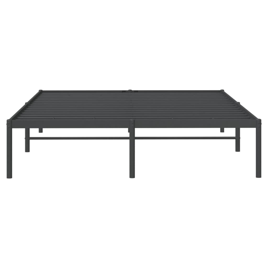 8720845720902_g_en_hd_3 vidaXL Metal Bed Frame without Mattress Black 150x200 cm - Image 5