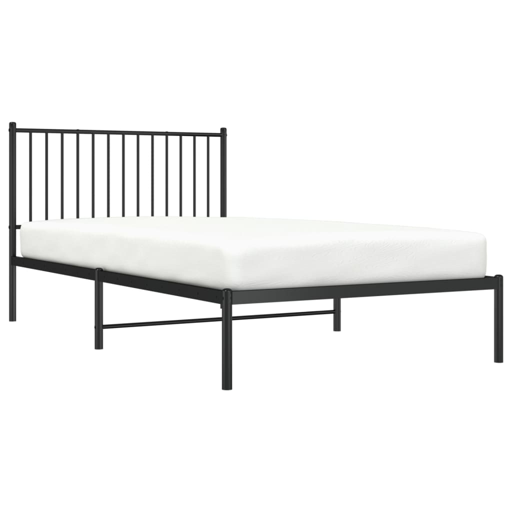 8720845721022_g_en_hd_2 vidaXL Metal Bed Frame without Mattress with Headboard Black 107x203 cm King Single - Image 4