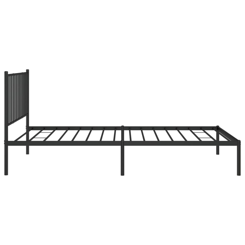 8720845721022_g_en_hd_4 vidaXL Metal Bed Frame without Mattress with Headboard Black 107x203 cm King Single - Image 6