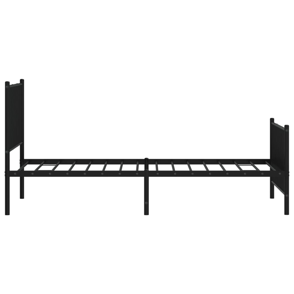 8720845721169_g_en_hd_4 vidaXL Metal Bed Frame without Mattress with Footboard Black 90x190 cm - Image 6